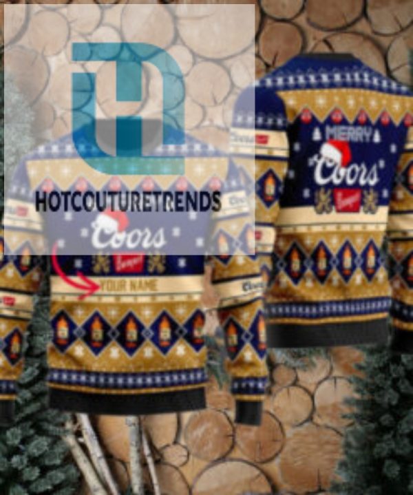 Personalized Merry Coors Banquet Christmas Ugly Sweater hotcouturetrends 1 1