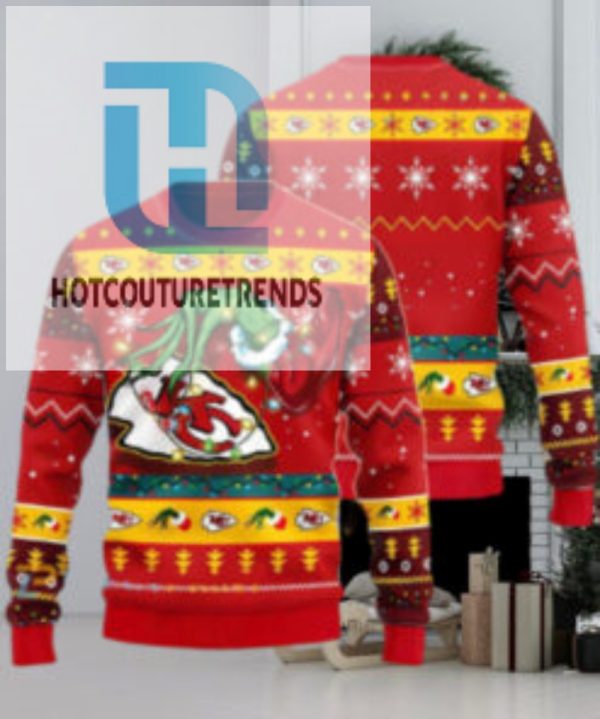 Kansas City Chiefs Grinch Christmas Ugly Sweater hotcouturetrends 1