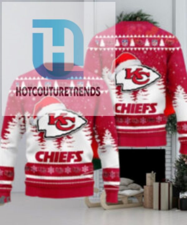 Kansas City Chiefs Santa Spirit Ugly Christmas Sweater hotcouturetrends 1