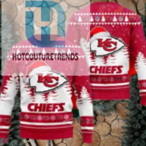 Kansas City Chiefs Santa Spirit Ugly Christmas Sweater hotcouturetrends 1 1