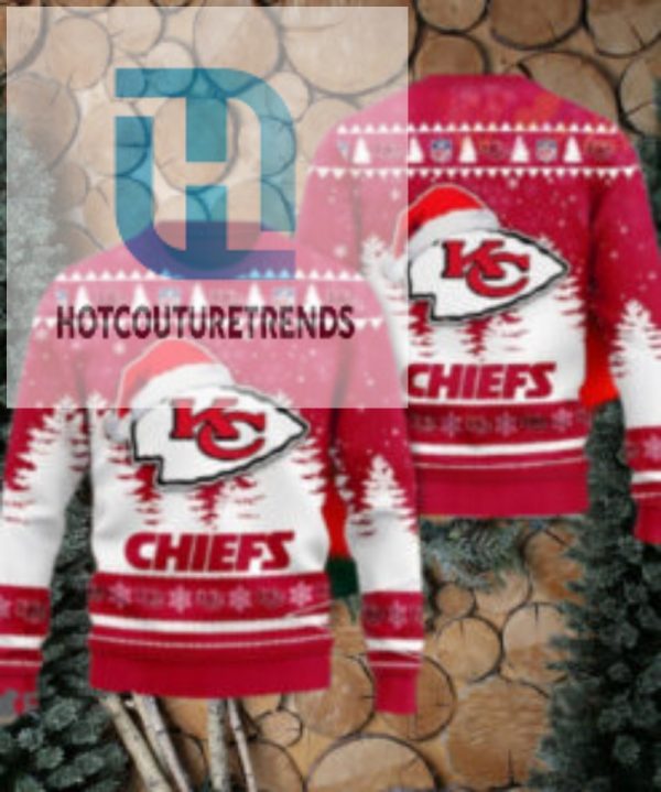 Kansas City Chiefs Santa Spirit Ugly Christmas Sweater hotcouturetrends 1 1