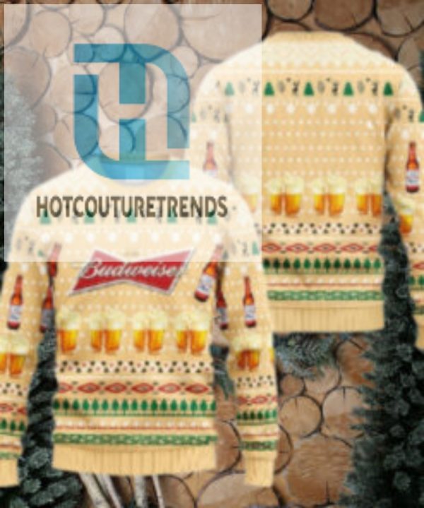 Budweiser Christmas Ugly Sweater hotcouturetrends 1 1