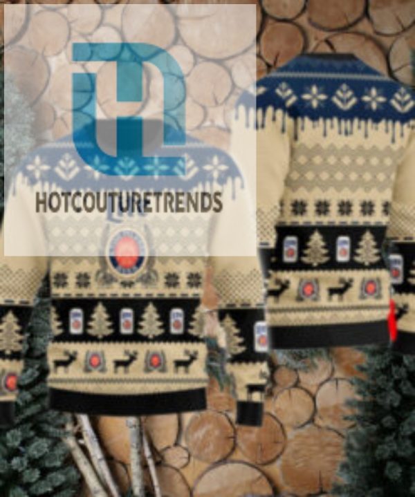 Chevron Pattern Miller Lite Christmas Ugly Sweater hotcouturetrends 1 1