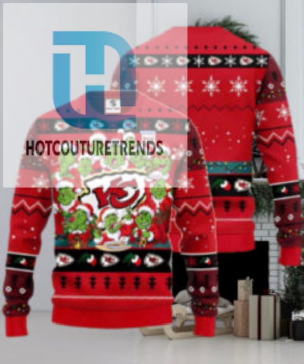 Kansas City Chiefs Grinch Xmas Party Nfl Ugly Christmas Sweater hotcouturetrends 1