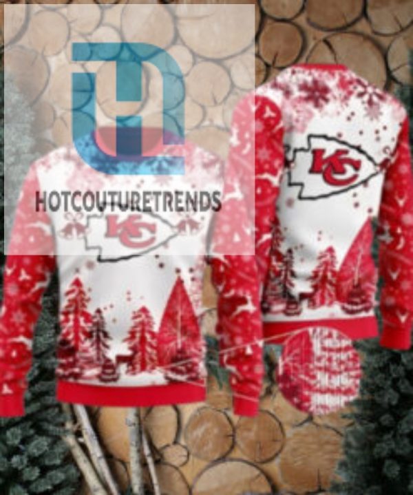 Kansas City Chiefs Festive Spirit Ugly Christmas Sweater hotcouturetrends 1 1