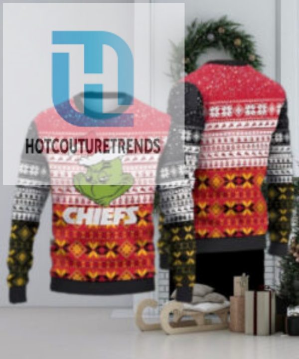 Kansas City Chiefs Grinchmas Ugly Christmas Sweater hotcouturetrends 1