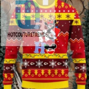 Kansas City Chiefs Hohoho Mickey Christmas Ugly Sweater hotcouturetrends 1 1