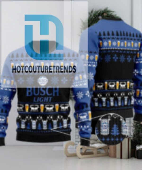 Busch Light Ugly Christmas Sweater hotcouturetrends 1