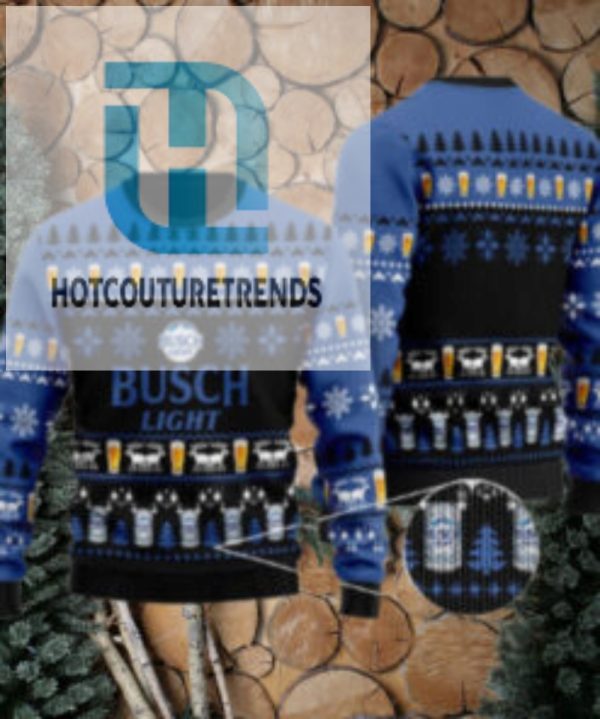 Busch Light Ugly Christmas Sweater hotcouturetrends 1 1