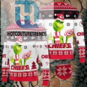 Kansas City Chiefs The Grinch Gift Ugly Christmas Sweater hotcouturetrends 1 1