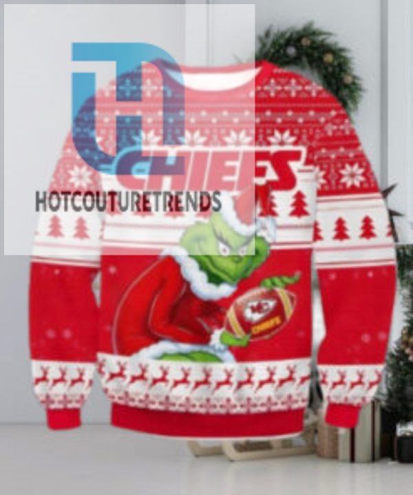 Nfl Kansas City Chiefs Grinch Aop Ugly Christmas Sweater hotcouturetrends 1