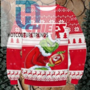 Nfl Kansas City Chiefs Grinch Aop Ugly Christmas Sweater hotcouturetrends 1 1