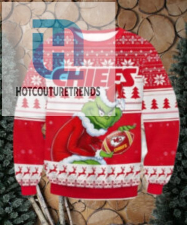 Nfl Kansas City Chiefs Grinch Aop Ugly Christmas Sweater hotcouturetrends 1 1