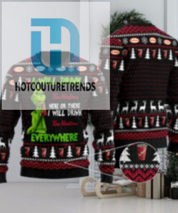 Tim Hortons Will Drink Everywhere Ugly Sweater hotcouturetrends 1