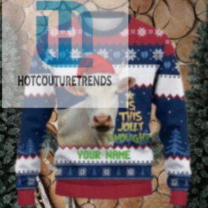 Charolais Is This Jolly Enough Ugly Sweater Xmas Custom Cow Ugly Sweatshirt Gift For Farmer Cow Lover hotcouturetrends 1 1