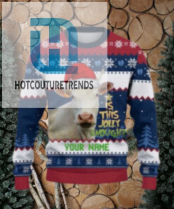 Charolais Is This Jolly Enough Ugly Sweater Xmas Custom Cow Ugly Sweatshirt Gift For Farmer Cow Lover hotcouturetrends 1 1