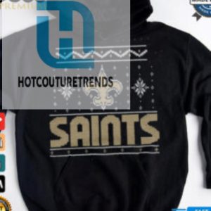 New Orleans Saints Holiday Crewneck Shirt hotcouturetrends 1 2