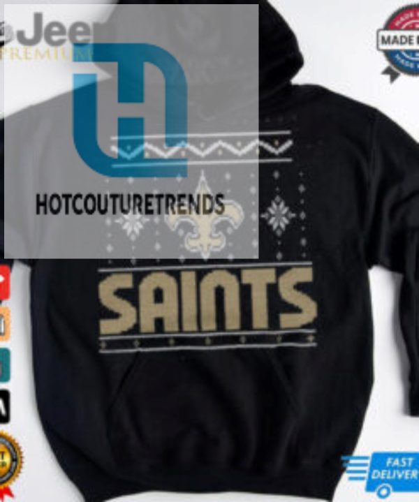 New Orleans Saints Holiday Crewneck Shirt hotcouturetrends 1 2