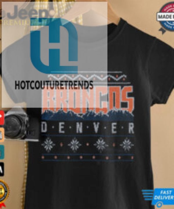 Denver Broncos Holiday Crewneck Shirt hotcouturetrends 1 3