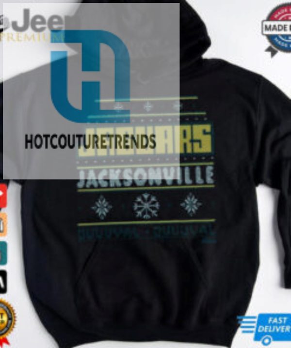 Jacksonville Jaguars Holiday Crewneck Shirt hotcouturetrends 1 2