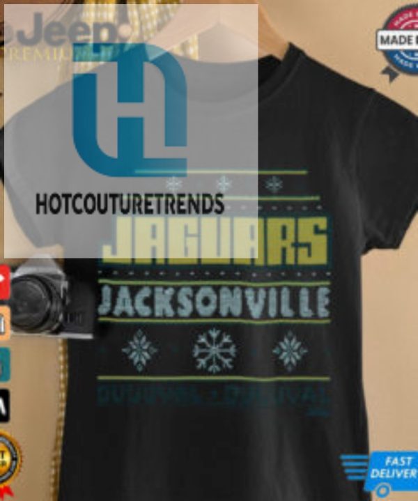 Jacksonville Jaguars Holiday Crewneck Shirt hotcouturetrends 1 3