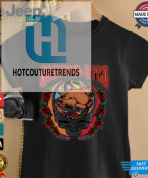 Grateful And Fed Thanksgiving Logo Shirt hotcouturetrends 1 3