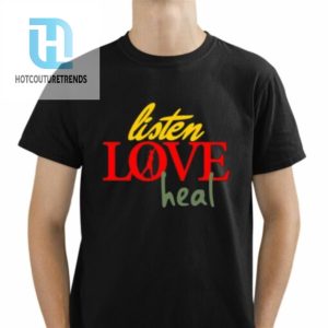 Devale Ellis Wearing Listen Love Heal Shirt hotcouturetrends 1 1