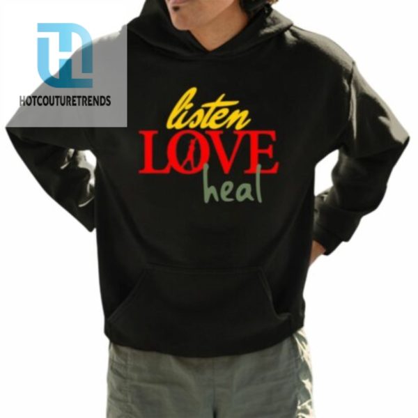 Devale Ellis Wearing Listen Love Heal Shirt hotcouturetrends 1 3