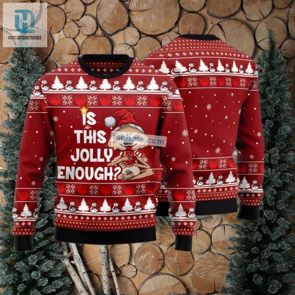 Is This Jolly Enough Sloth Baby Red Ugly Christmas Sweatshirt Womens hotcouturetrends 1