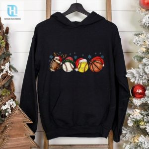 Sport Balls Christmas Lights Sweatshirt Football Baseball Basketball Christmas Hat T Shirt hotcouturetrends 1 1