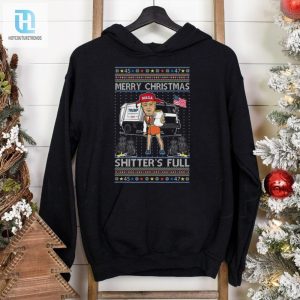 Donald Trump Merry Christmas Shitters Full Funny Ugly Christmas Sweatshirt hotcouturetrends 1 1