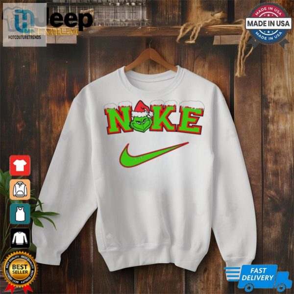 Nike Grinch Logo Christmas Shirt hotcouturetrends 1