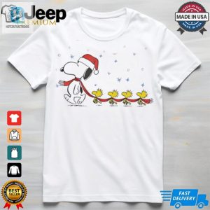 Snoopy And Woodstock Christmas Abbey Road Shirt hotcouturetrends 1 2