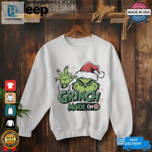 Grinchmas Mode On Christmas Shirt hotcouturetrends 1