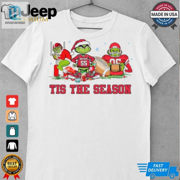 Football Grinchy Christmas Shirt hotcouturetrends 1 3