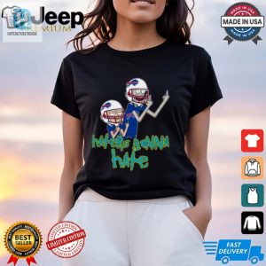 Haters Gonna Hate Rick And Morty Buffalo Bills Nfl T Shirt hotcouturetrends 1 2