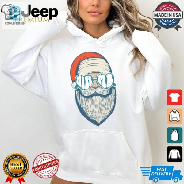 Santa In Miami Football Fans Shirt hotcouturetrends 1 2