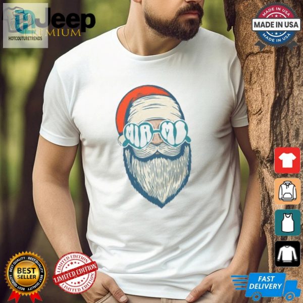 Santa In Miami Football Fans Shirt hotcouturetrends 1 3