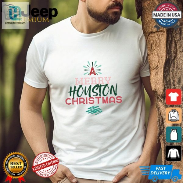 Merry Houston Texas Christmas Shirt hotcouturetrends 1 3