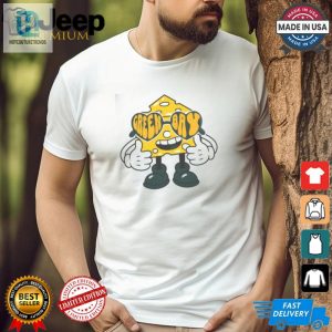 Green Bay Cheesehead Mascot Shirt hotcouturetrends 1 3