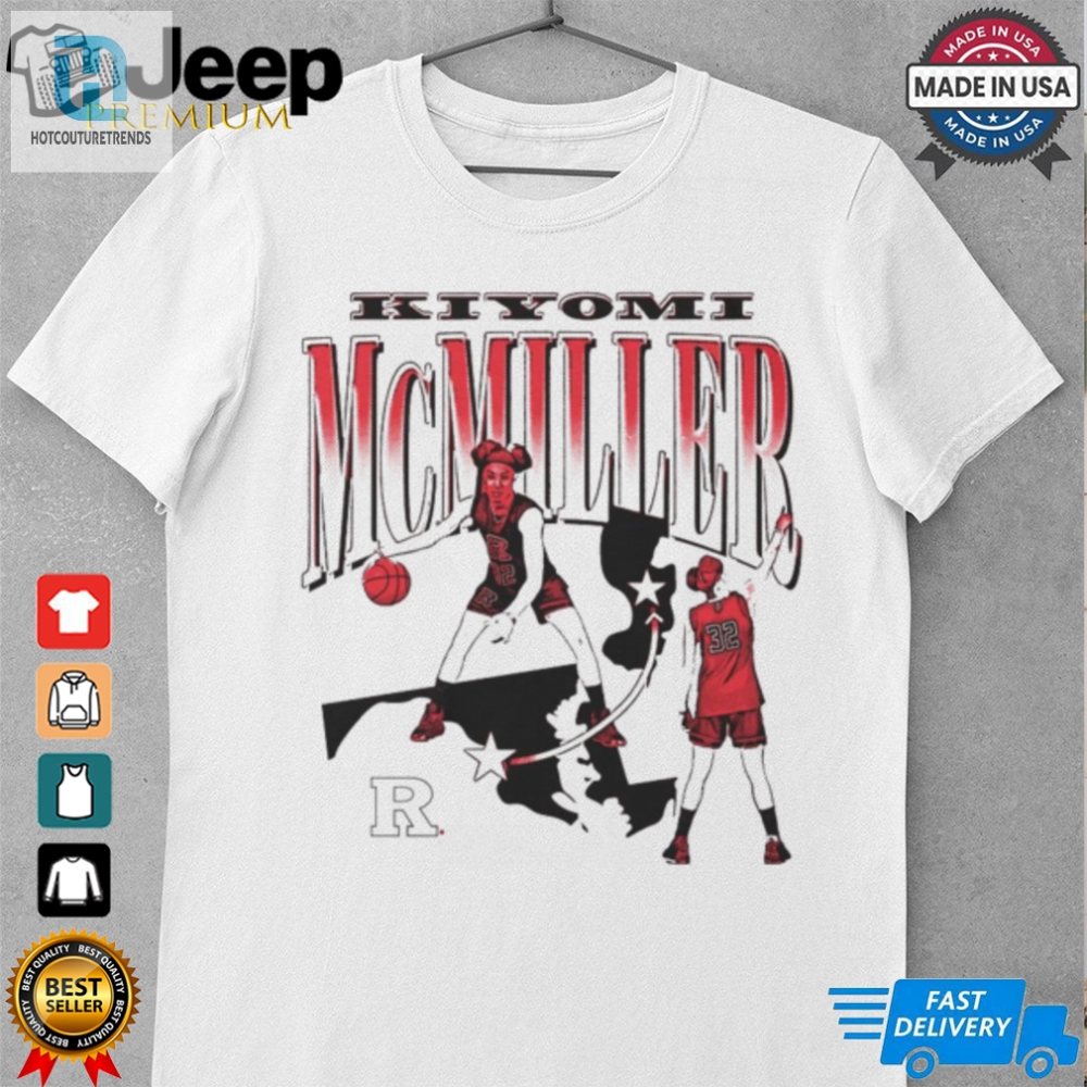 Official Kiyomi Mcmiller States Red Rutgers Scarlet Knights Graphic T Shirt 