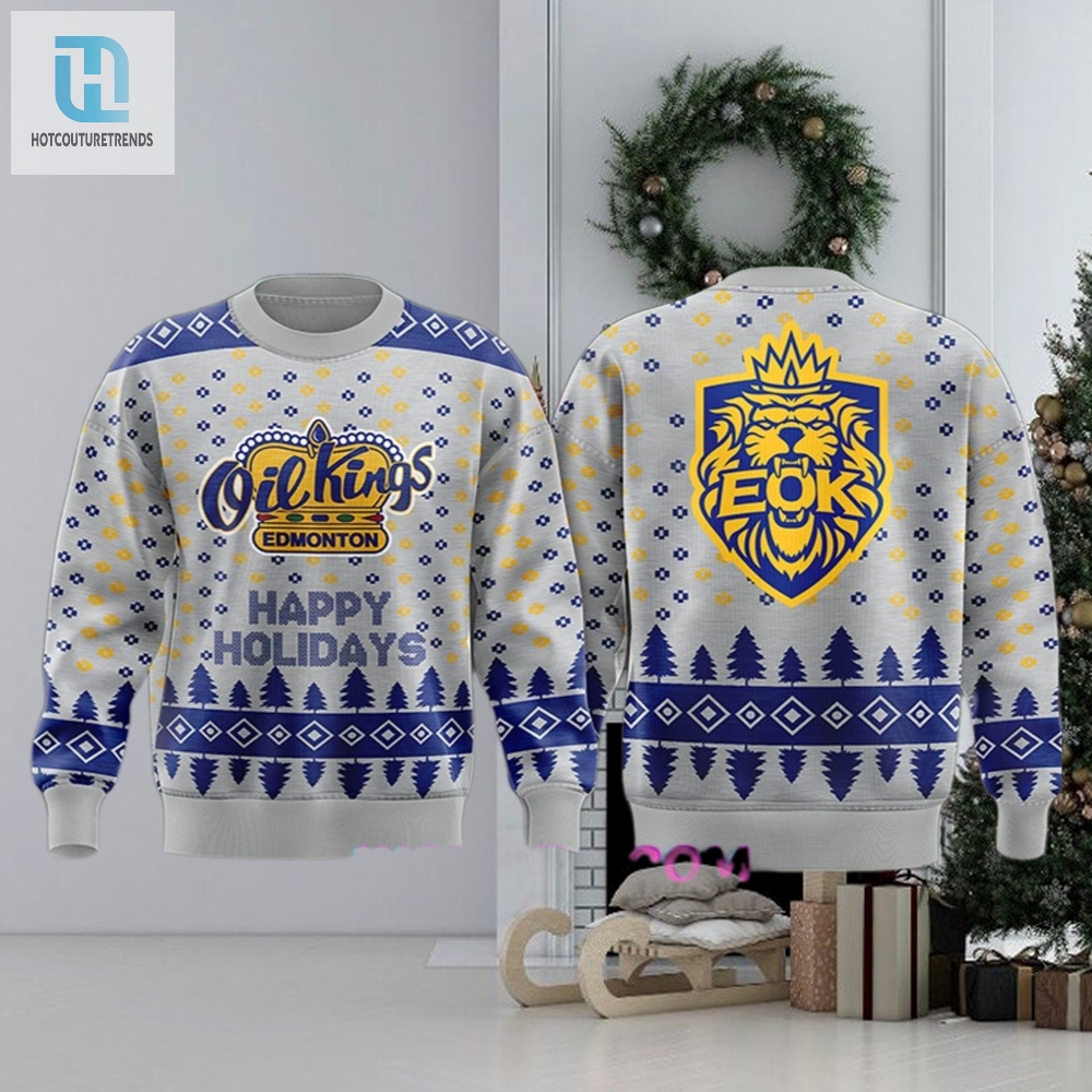 Edmonton Oil Kings Merry Christmas Special Sweatshirt 