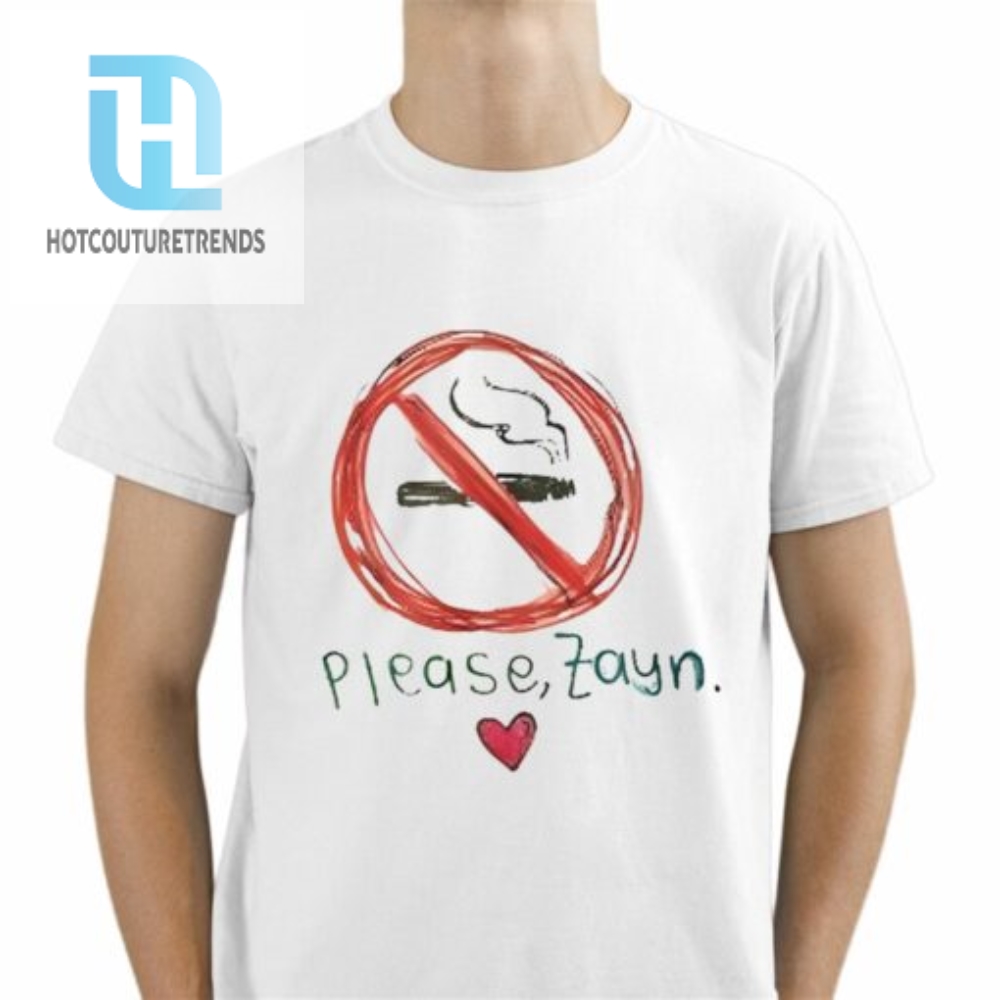 No Smoking Please Zayn Shirt 